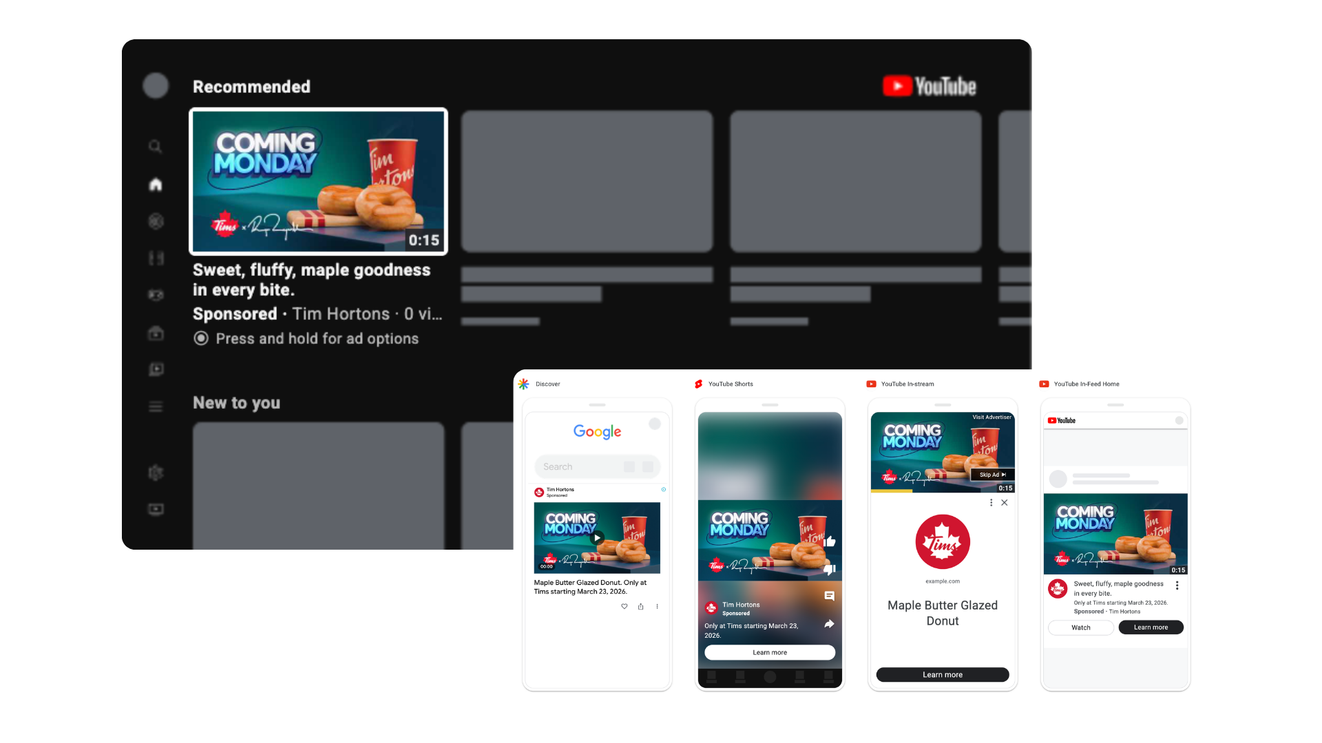 Demand Gen ads across YouTube and Google surfaces